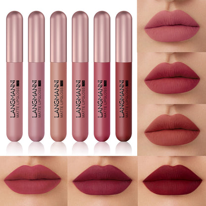 Matte Velvet Lip Gloss Suit